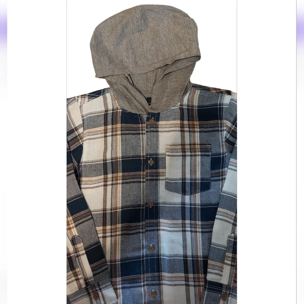 Kids Headquarters plaid shirt